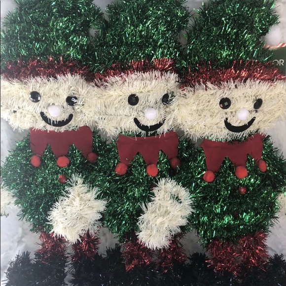 Tinsel Elves 15”x10” (3) - Picture 3 of 4